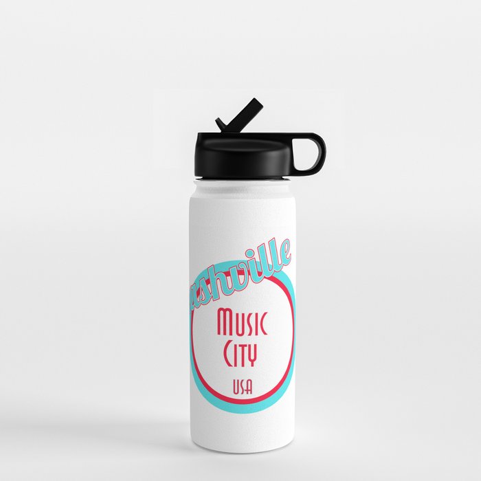 Nashville, Tennessee. (Music City) Water Bottle