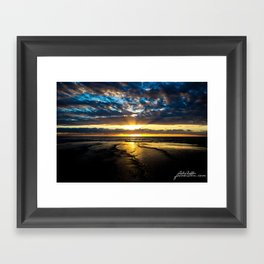 Golden Sunrise Framed Art Print