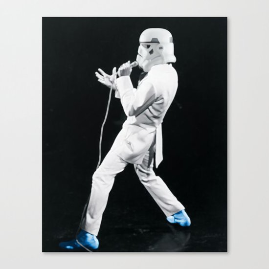 Blue Suede Trooper _ elvis and star wars Canvas Print