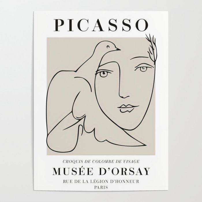 Picasso Croquis Poster Poster
