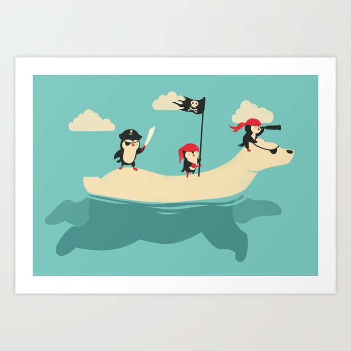 The Scourge of the Arctic Art Print