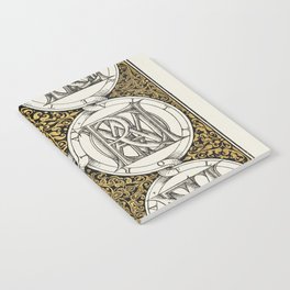 Vintage calligraphic poster Notebook