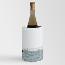 White And Black Lighthouse On Sea During Daytime Wine Chiller