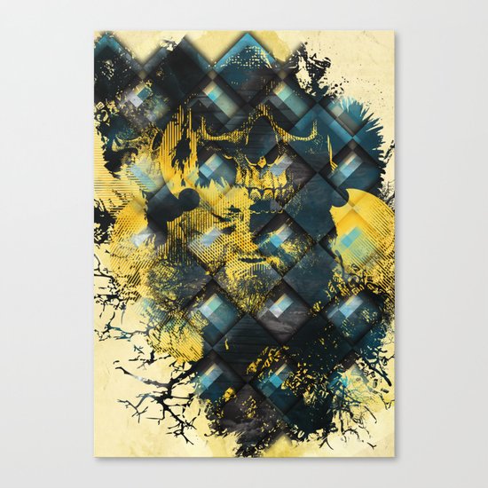 Abstract Thinking Remix Canvas Print