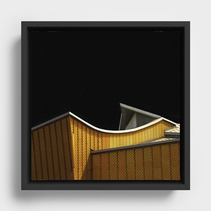 architectural symphony Framed Canvas