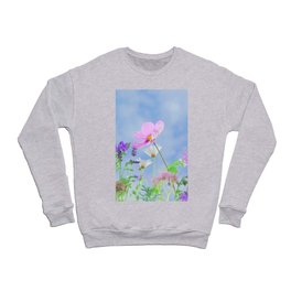 Dreamy Wildflowers Floral Feminine Flower Garden Crewneck Sweatshirt