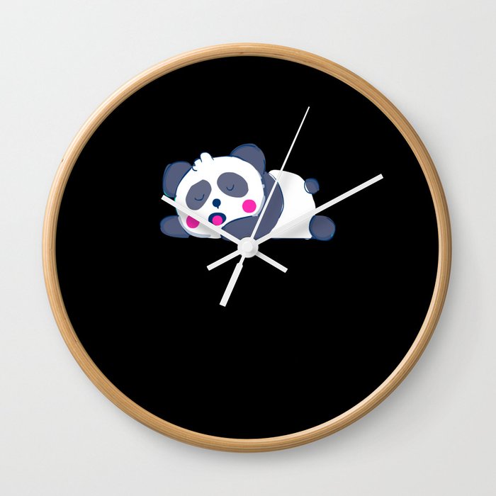Sleeping Panda Wall Clock