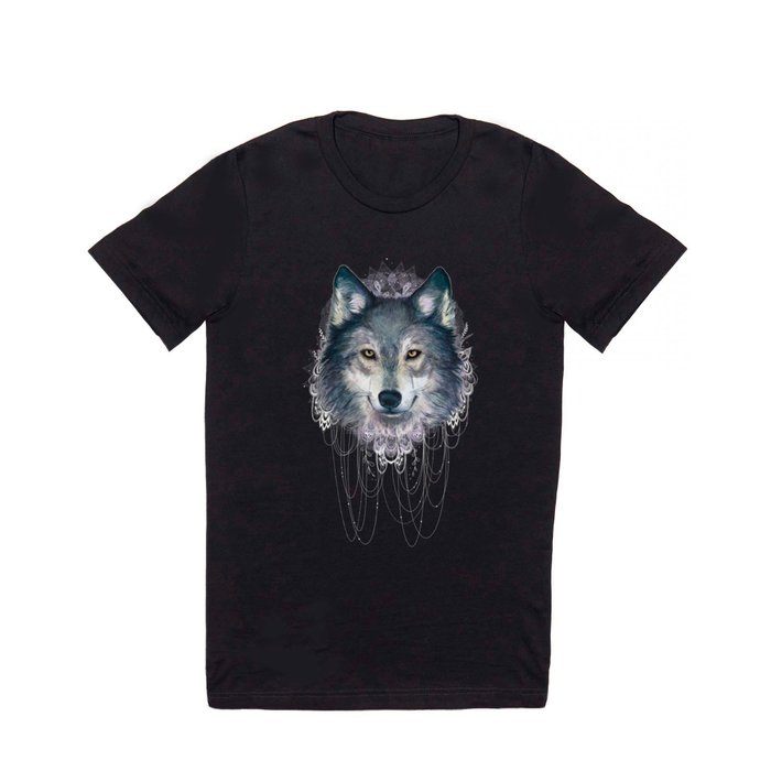 Wolf T Shirt by Laura Graves | Society6