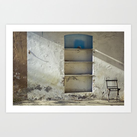 Lonely Chairs #2 Art Print