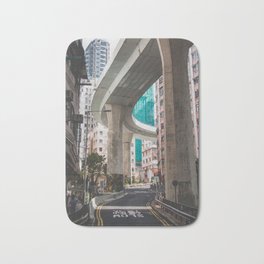 Hong Kong Street Bridge Bath Mat | Green, Best, Digital, Architecture, Rue, Rua, Ville, Amazing, Foto, Hongkong 