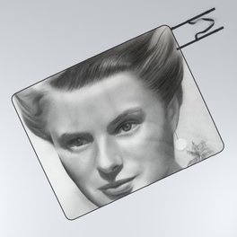 Ingrid Bergman Picnic Blanket