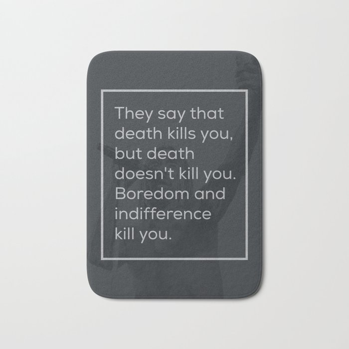 Iggy P Quote 001 Bath Mat