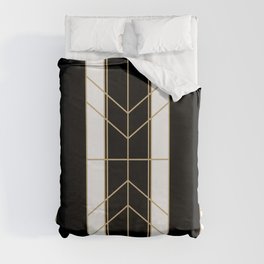 Black & Gold - Art Deco Duvet Cover