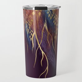 Burgundy Wisp Travel Mug