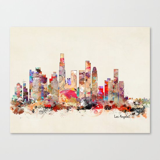 los angeles california Canvas Print