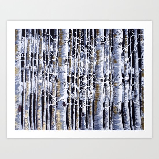 Birch Slap Art Print