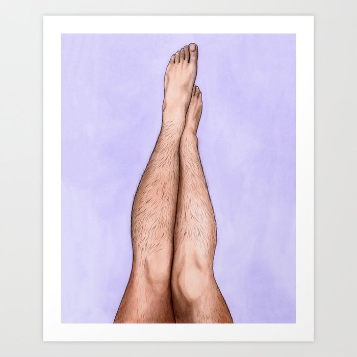 I Love My Legs Art Print