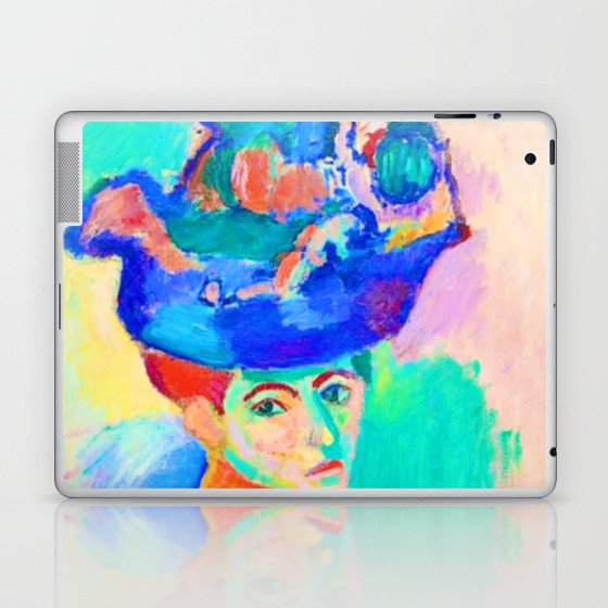 Woman with a Hat Laptop & iPad Skin