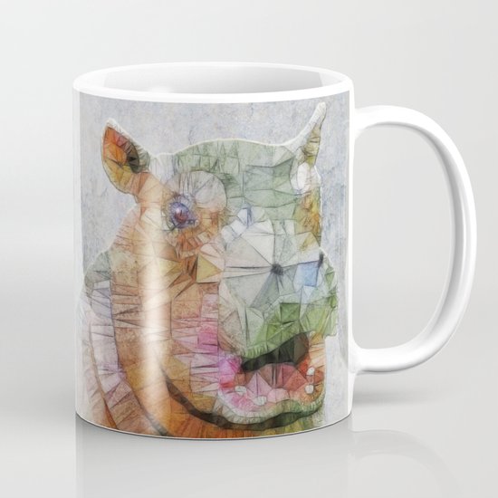 abstract hippo Mug