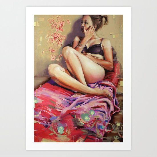 Upside Down Art Print
