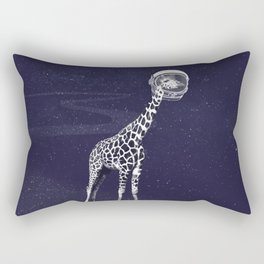 Giraffe Astronaut  Rectangular Pillow