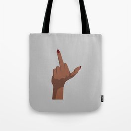 Middle finger modern Tote Bag