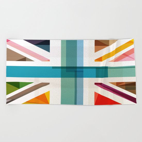 MultiCultural Britain Beach Towel