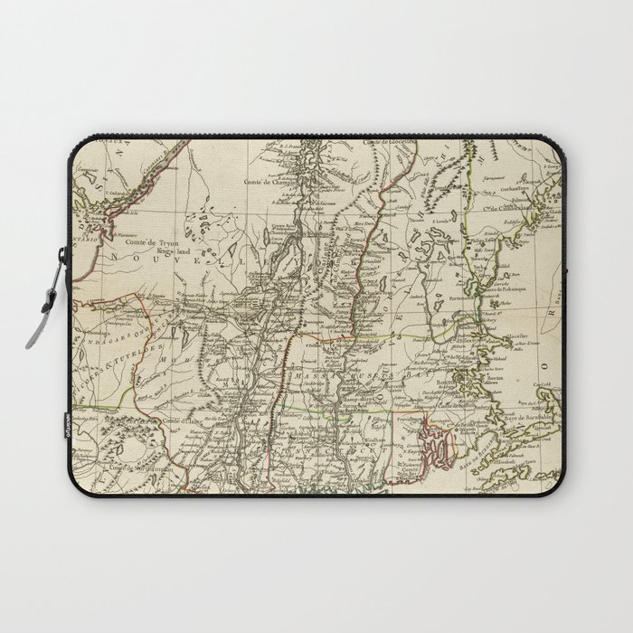 American Revolutionary War Map (1782) Laptop Sleeve
