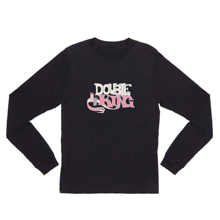 DOUBLE KING: Title Card Long Sleeve T Shirt