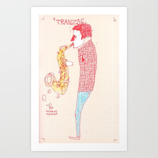 Jazz Musician Art Print