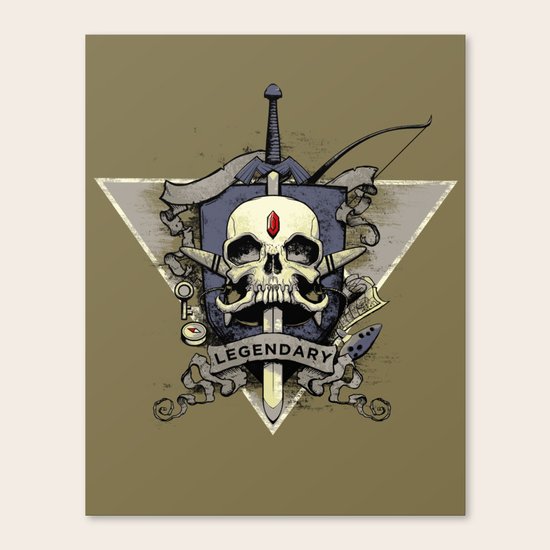 LEGENDARY Canvas Print