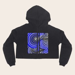 Ocean Swirls in Storm Clouds by Heather Nafe Art Hoody