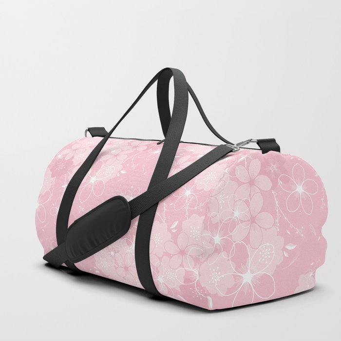 Pink Sakura Duffle Bag