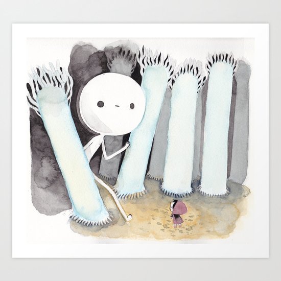 weird Art Print