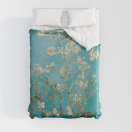 Vincent Van Gogh's Branches of an Almond Tree in Blossom Duvet Cover