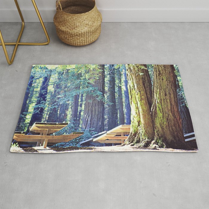 Picnic in the Woods Rug