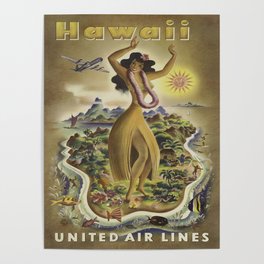 Vintage poster - Hawaii Poster