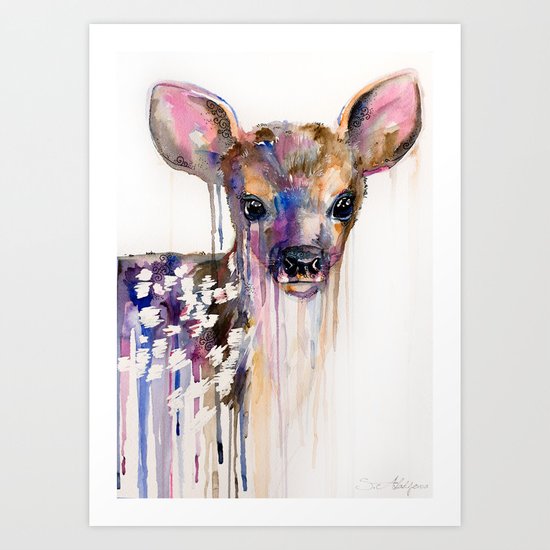 Deer Art Print