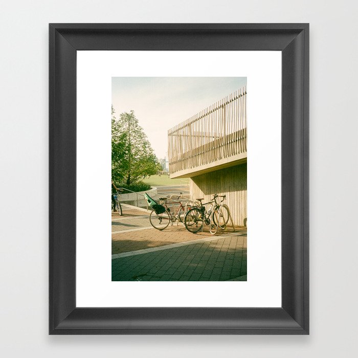 Bike Rack Framed Art Print