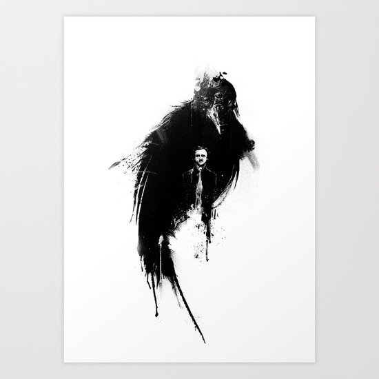 Quoth the Raven Art Print