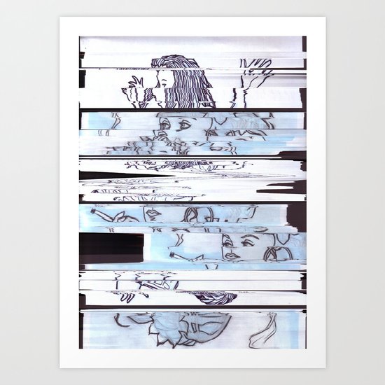 Autistic Remix #002 Art Print
