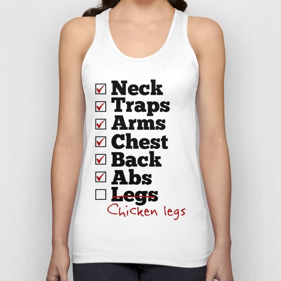 Body building Unisex Tank Top