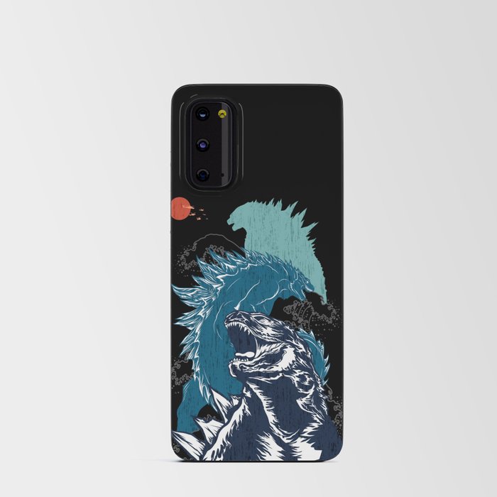 Godzilla retro sunset  Android Card Case