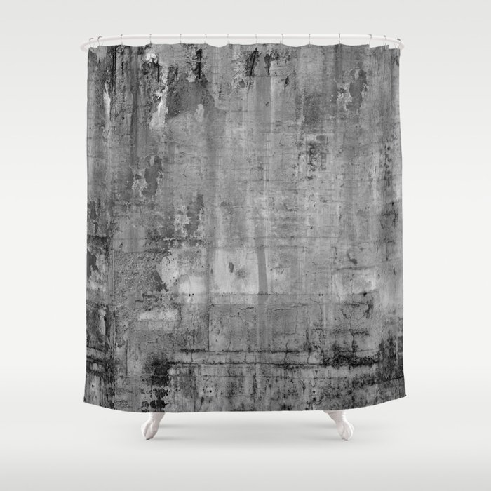 Grey Modern Industrial Rustic Shower Curtain By Magictrees Blebees Society6 Grey Modern Industrial Rustic Shower, Industrial Looking Shower Curtains