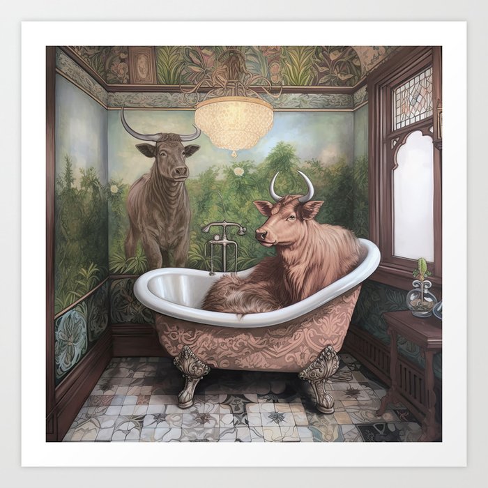 Bathtime XI Art Print