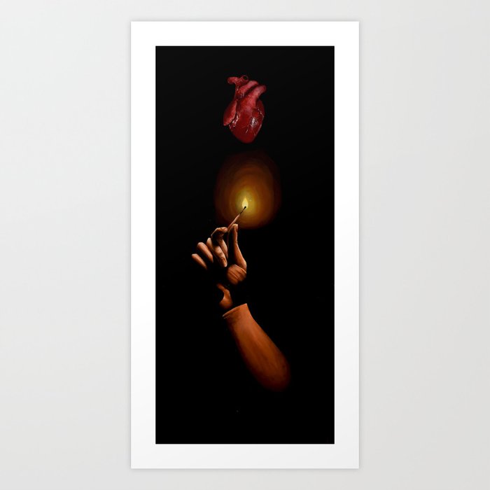 Tiny Things Painting Art Print by tired_and_pissed