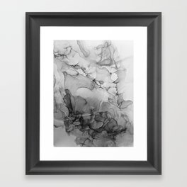 Harmony in Black and White Framed Art Print