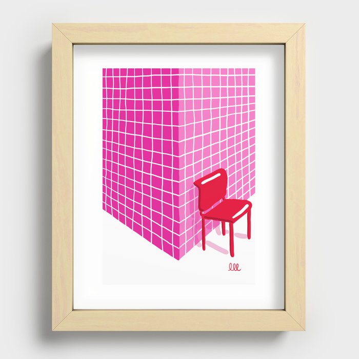 Chair Recessed Framed Print