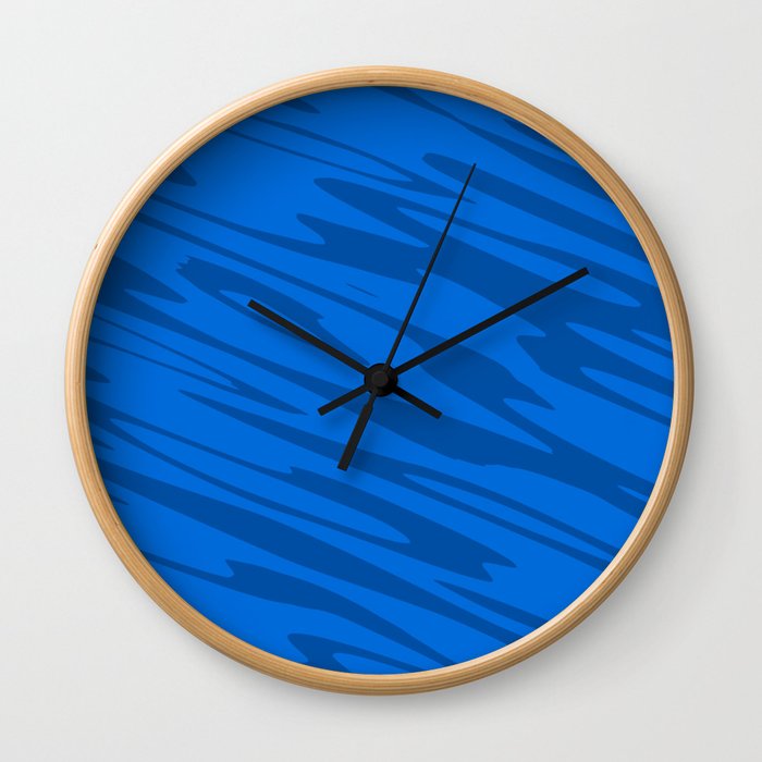 Blue 1 of 2 Wall Clock