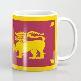 Flag of sri Lanka -ceylon,India, Asia,Sinhalese, Tamil,Pali,Buddhist,hindouist,Colombo,Moratuwa,tea Coffee Mug